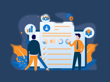 Employees Evaluating Feedback/Charts